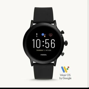 Fossil Black Carlyle Smartwatch with Wear OS by Google
